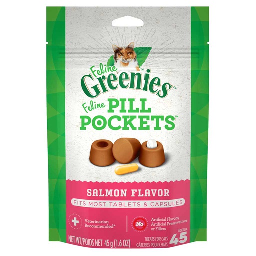[10091650] DR - GREENIES FELINE PILL POCKET SALMON 1.6OZ