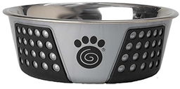 [10091666] PETRAGEOUS FIJI BOWL LIGHT GRAY/BLACK 5.5&quot;