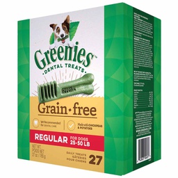 [10091748] GREENIES GRAIN FREE TREAT PAK REG 27OZ