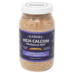 [10092218] FLUKER'S HI-CALCIUM MEALWORM DIET 6OZ