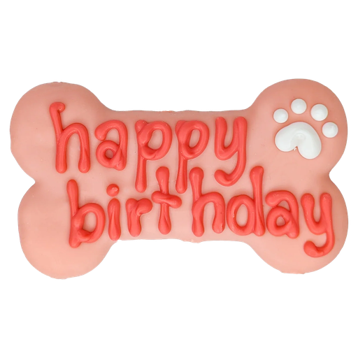 [10092272] BOSCO AND ROXY'S HAPPY BIRTHDAY BONE PINK 6" (CORE)