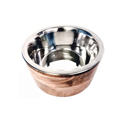 [10092464] DMB - ADVANCE WOOD ROUND SLEEVE W/ METAL BONE &amp; SS BOWL 2QT