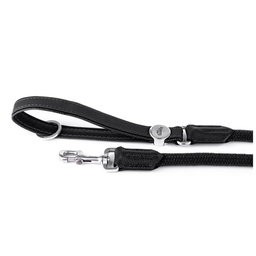 [10092952] DMB - MY FAMILY BILBAO LEASH FAUX LEATHER BLK