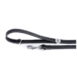 [10092958] DMB - MY FAMILY EL PASO LEASH LEATHER BLK