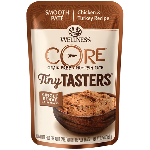[10093192] WELLNESS CORE TINY TASTERS CHICKEN & TURKEY 50G (1.75OZ)