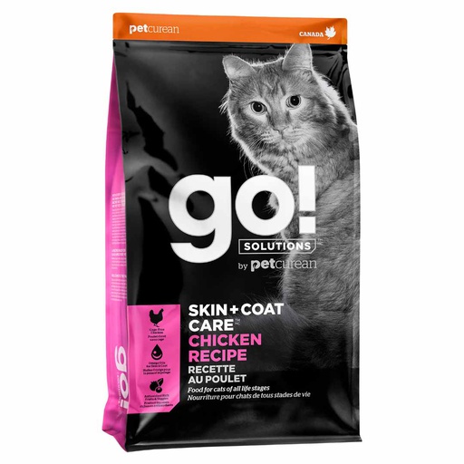 [10093312] GO CAT SKIN & COAT CHICKEN 3LB