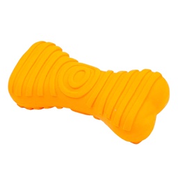 [10093600] BUD'Z LATEX SQUEAKER BONE ORANGE