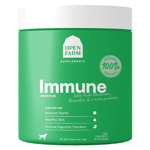 [10093910] OPEN FARM IMMUNE SUPPLEMENT CHEWS (90 PC)