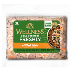 [10093948] DMB - WELLNESS DOG BOWL BOOSTERS FRESHLY TURKEY &amp; SWEET POTATO