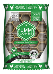 [10094302] YUMMY COMBS FLOSSING DOG TREATS CHICKEN LARGE