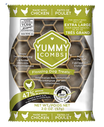 [10094304] YUMMY COMBS FLOSSING DOG TREATS CHICKEN X-LARGE