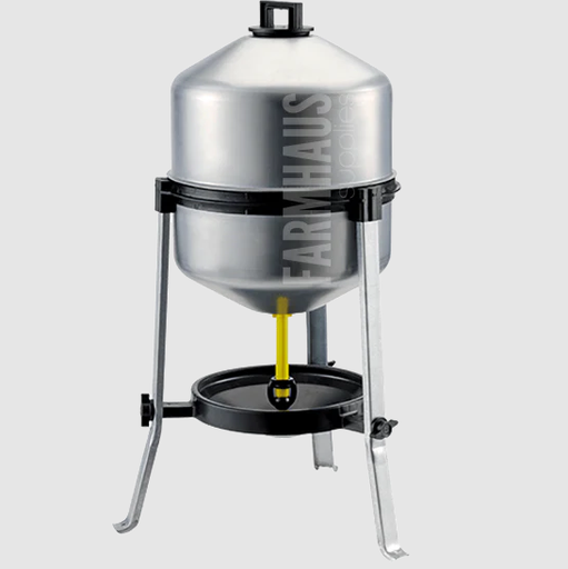 [10094812] RIVER SYSTEMS TRIPOD CHICKEN WATERER GALV. 30L