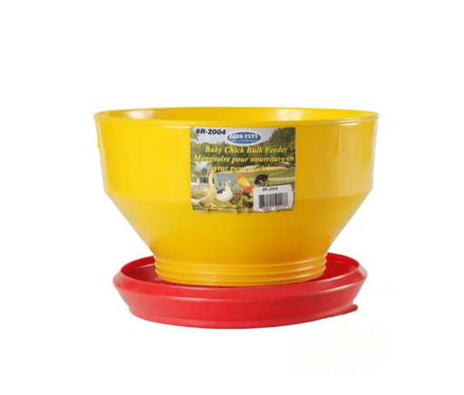[10094822] FARM TUFF BABY CHICK BULK FEEDER 6LB POLY (LID - 10086682)