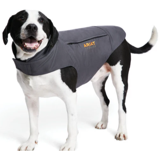 [10097838] ARIAT DOG JACKET DURACANVAS REBAR GRAY (L)