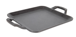 [10101592] LODGE CHEF COLLECTION SQUARE CAST IRON GRIDDLE 11&quot; BLACK