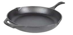 [10101594] LODGE CHEF COLLECTION CAST IRON SKILLET 12&quot; BLACK