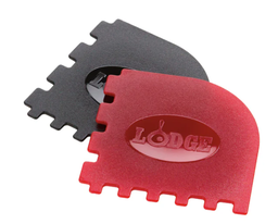 [10101600] LODGE SCRAPER SET 2PK BLACK/RED