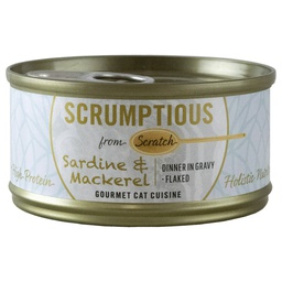 [10105732] SCRUMPTIOUS FROM SCRATCH CAT SARDINES &amp; MACKERAL 79G