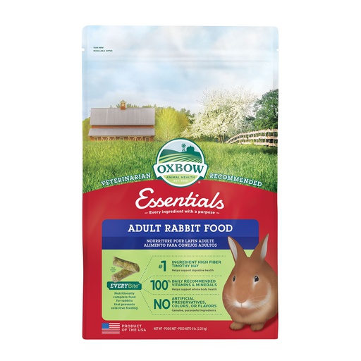 [10144140] OXBOW ESSENTIALS ADULT RABBIT 5LB