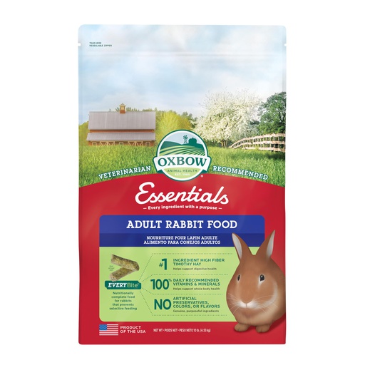 [10144144] OXBOW ESSENTIALS ADULT RABBIT 10LB