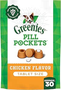 [10145312] GREENIES PILL POCKET DOG CHICKEN 3.2oz TABLET