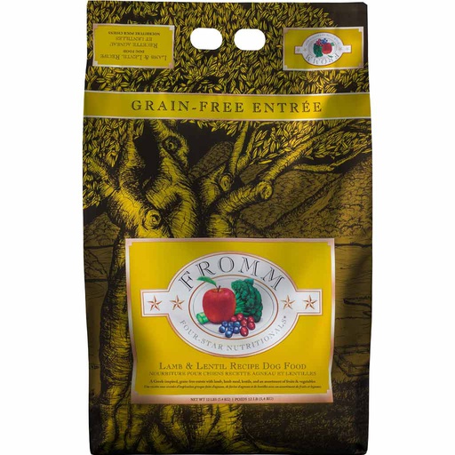 [10002522] FROMM DOG 4STAR GF LAMB & LENTIL 5.4KG