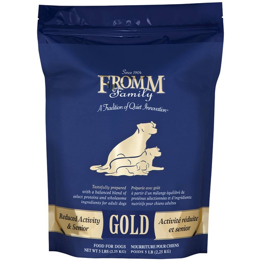 [10002550] FROMM DOG GOLD REDUCED ACTIVITY & SENIOR 2.3KG (NAVY)