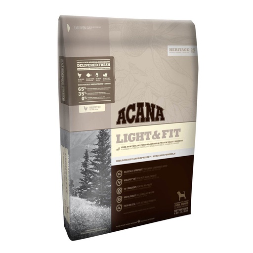 [10003228] ACANA DOG ADULT LIGHT & FIT 11.4KG