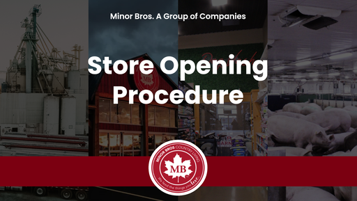 2026 MBCL Store Opening Procedure