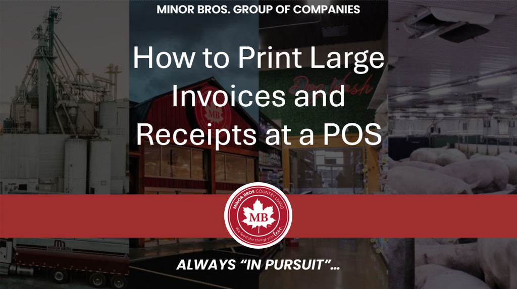 2026 How to Print Large Invoices and Receipts