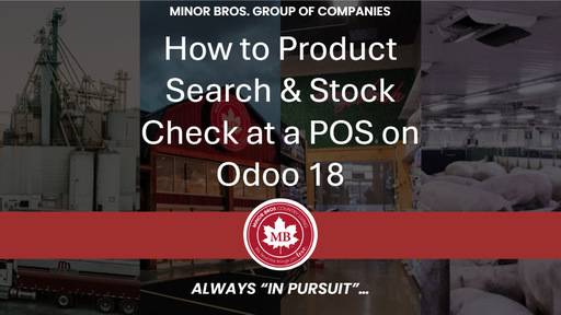 2026 Product Search and Stock Check on Odoo 18 at POS