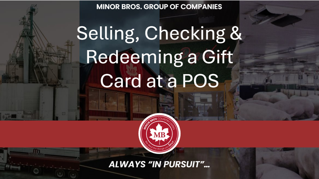 2026 Selling, Checking & Redeeming Gift Cards at a POS