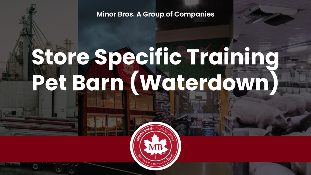 2026 Store Specific Training - Pet Barn (Waterdown)